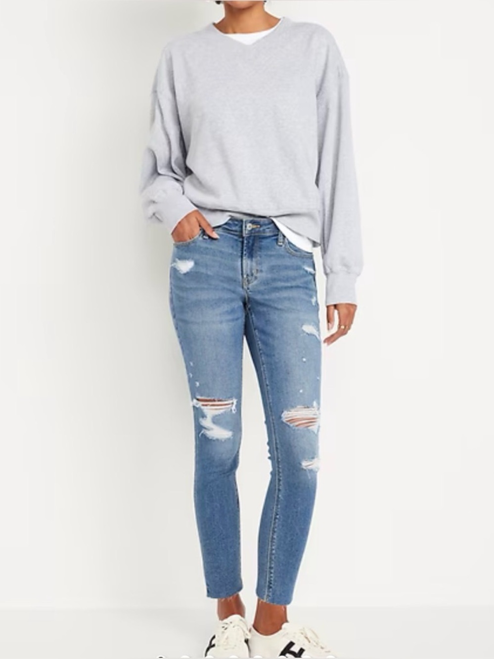 Old Navy Distressed Skinny Jeans